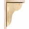 Ekena Millwork Carmel Rough Sawn Corbel w/Backplate, Douglas Fir, 6"W x 10"D x 14"H COR06X10X14CAR01RDF - alternate 2